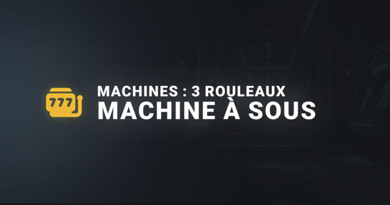 Machines à sous 3 rouleaux