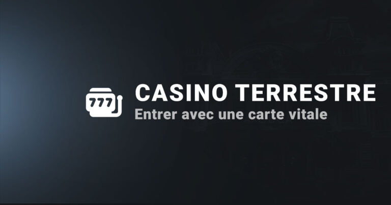 Entre au casino avec une carte vitale