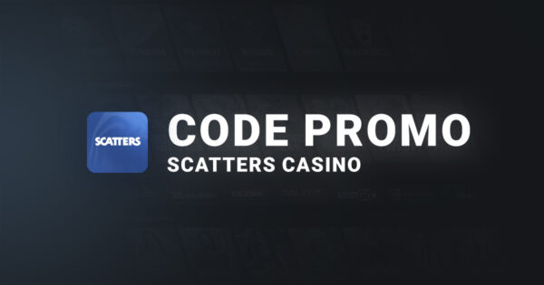Bannière code promo Scatters Casino