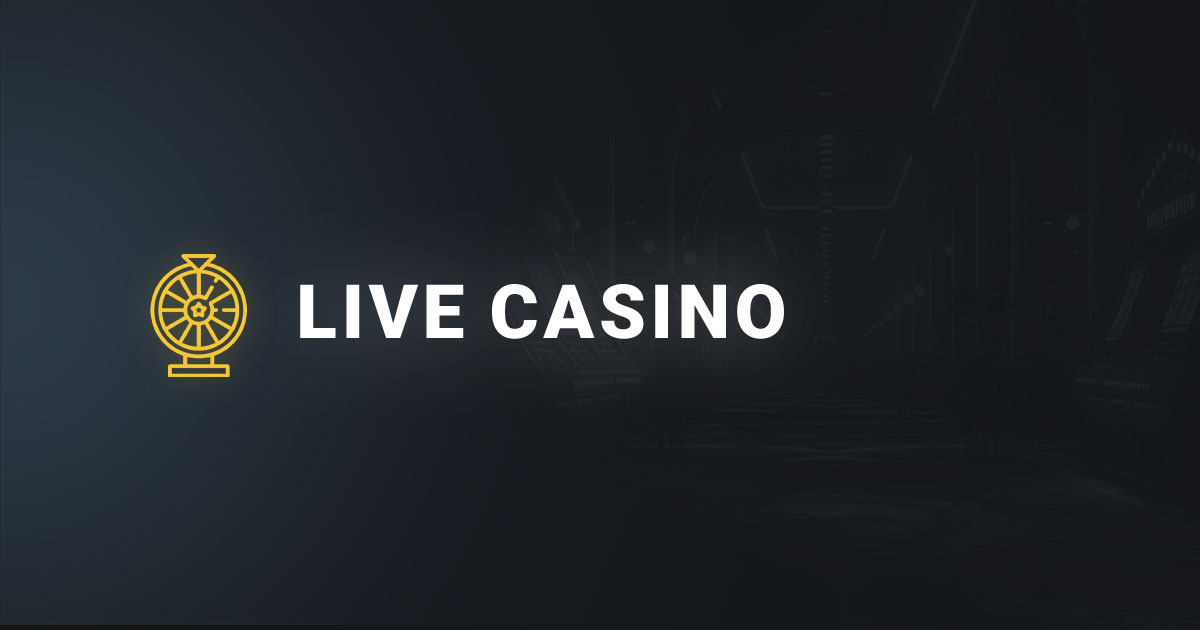Bannière du live casino