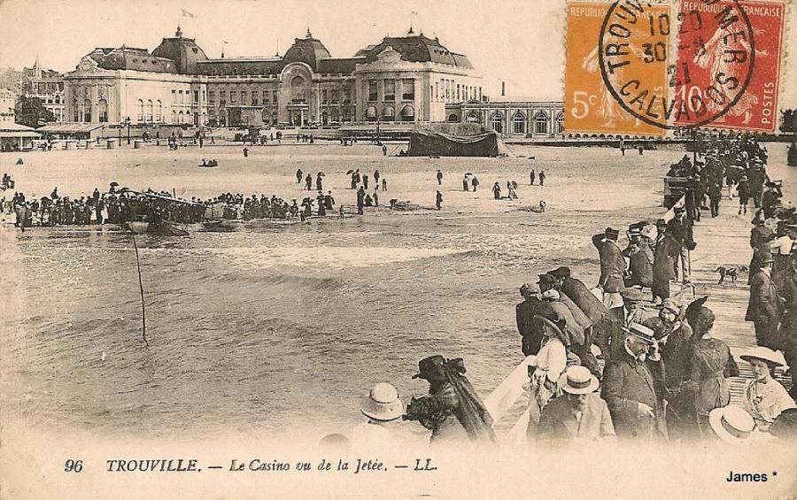 Casino Barrière de Trouville sur Mer carte postale ancienne