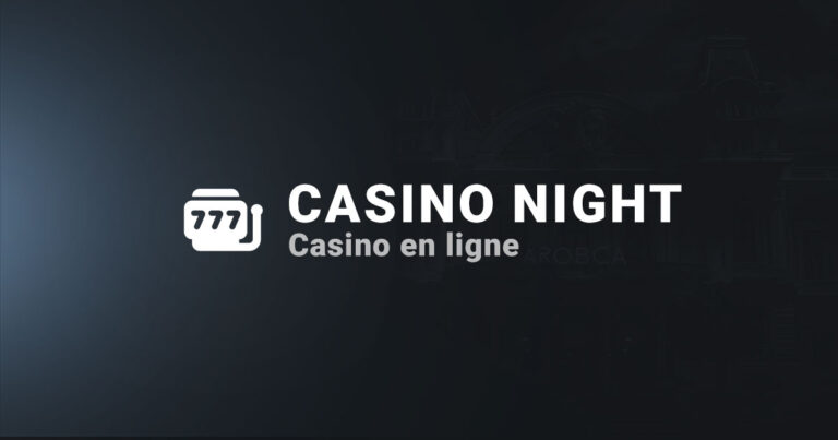 Bannière Casino Night