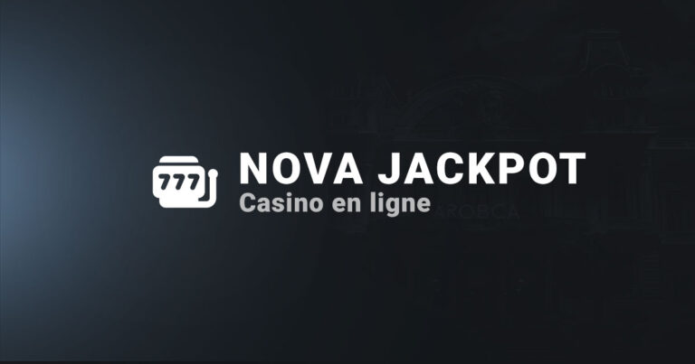 Bannière Nova Jackpot Casino