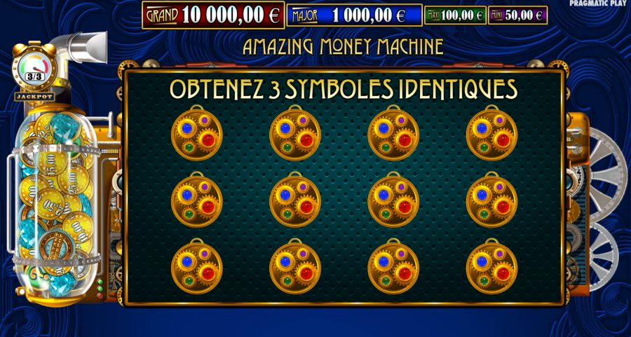 The Amazing Money Machine bonus jackpot